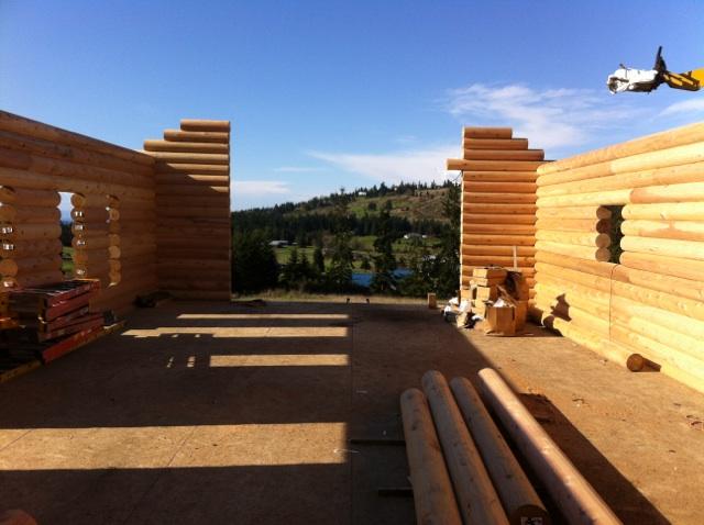 Moose Creek/Davis scenic construction view from living room