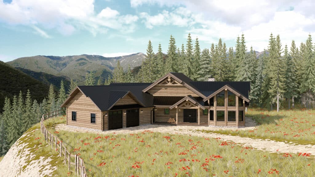 Luxury Log Home at hill station