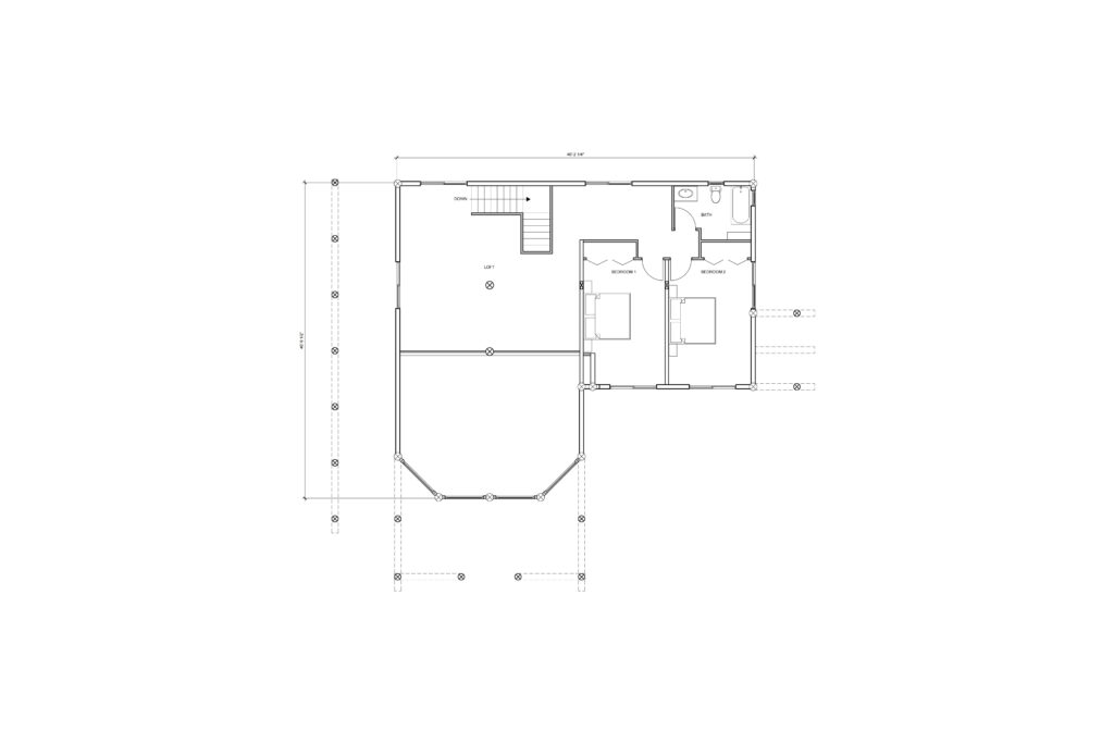 log home floor plan