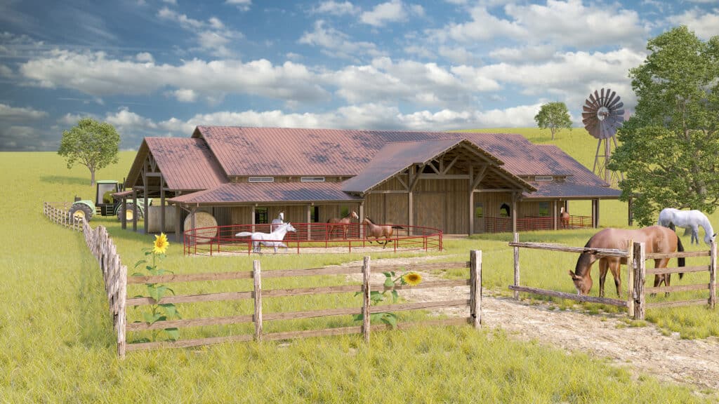 Horse Palace Barn floor plan