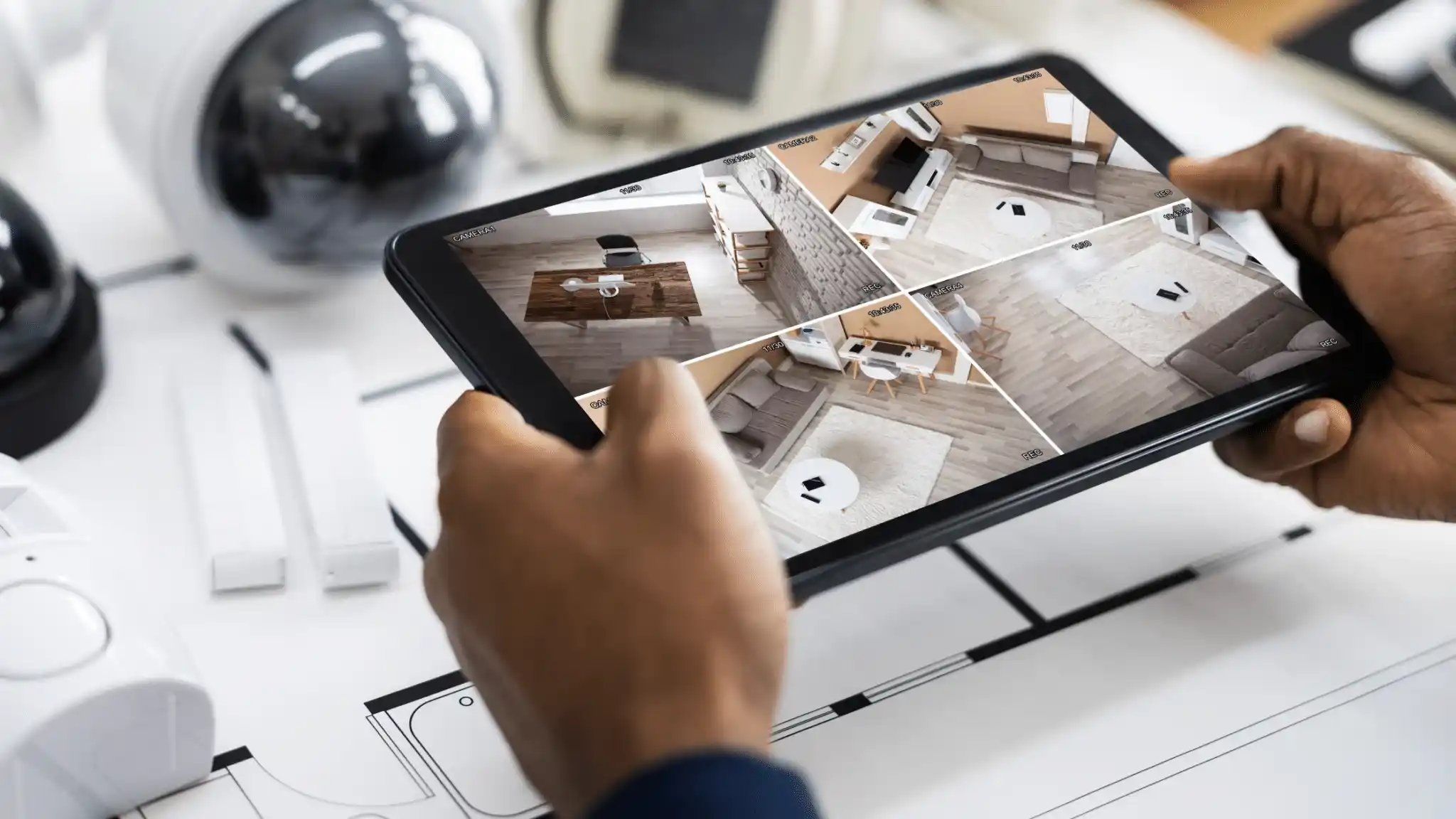 Security System for Large Log Home Builder