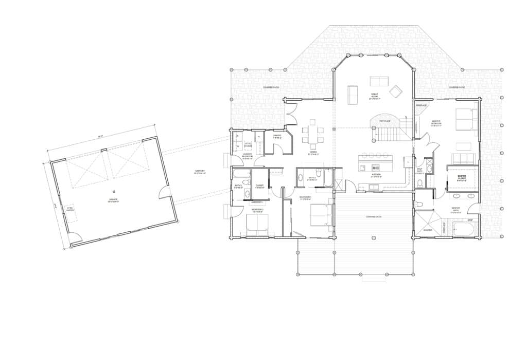 floor plan custom home