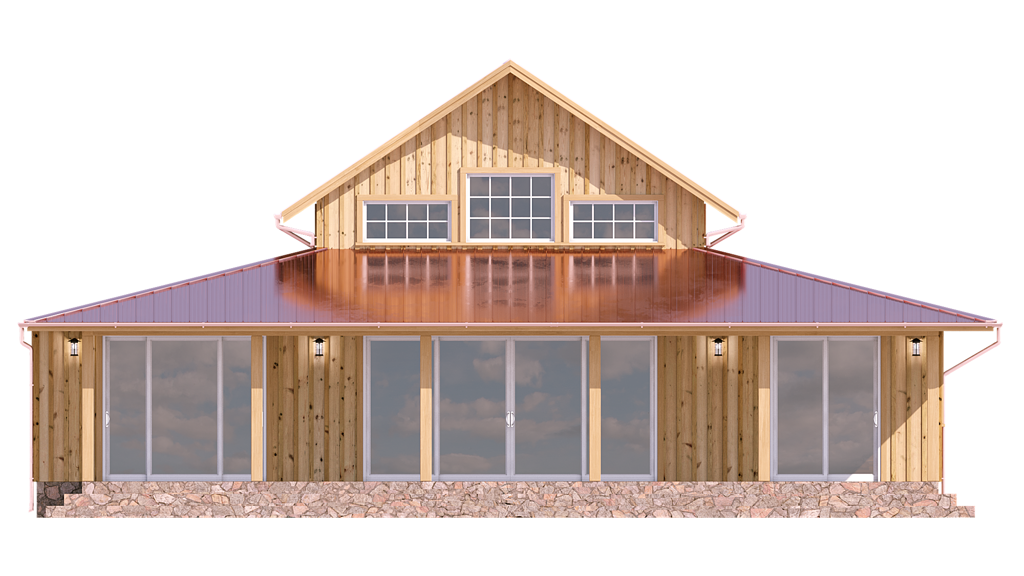 log and timber floorplan