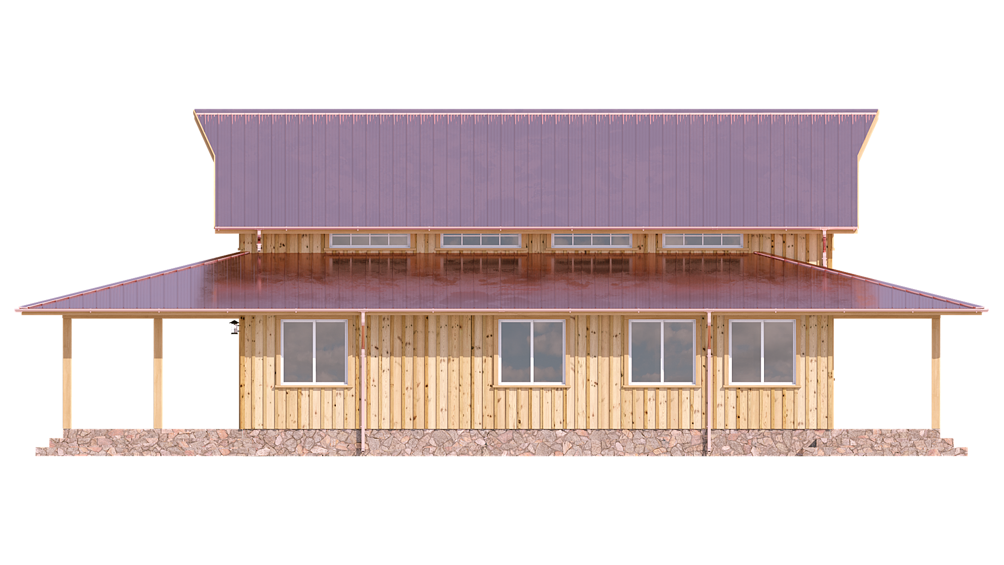 log and timber floorplan