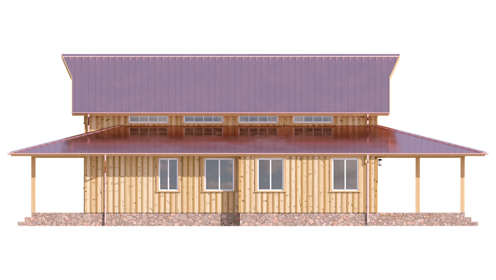 log and timber floorplan