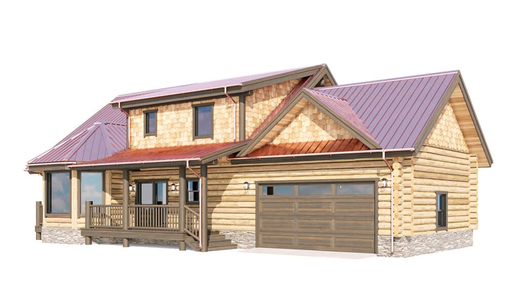 Log and timber housing