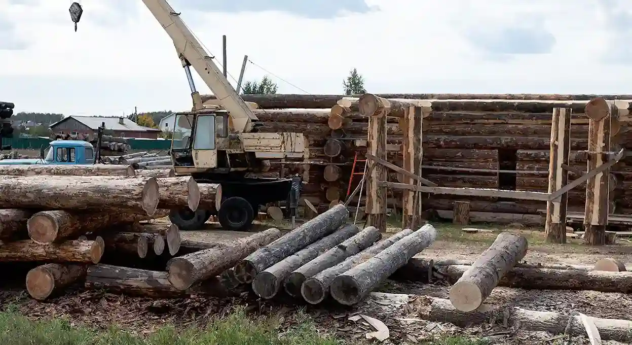 Building a Log Ranch Home: Step-by-Step Process