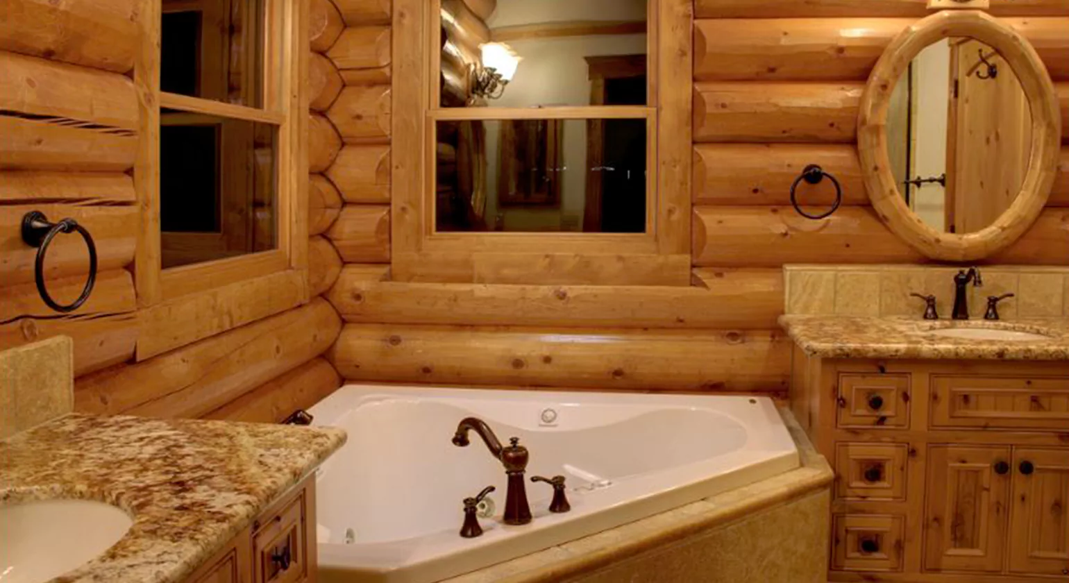 Cabin Style Bathrooms Rustic Elegance in Small Spaces