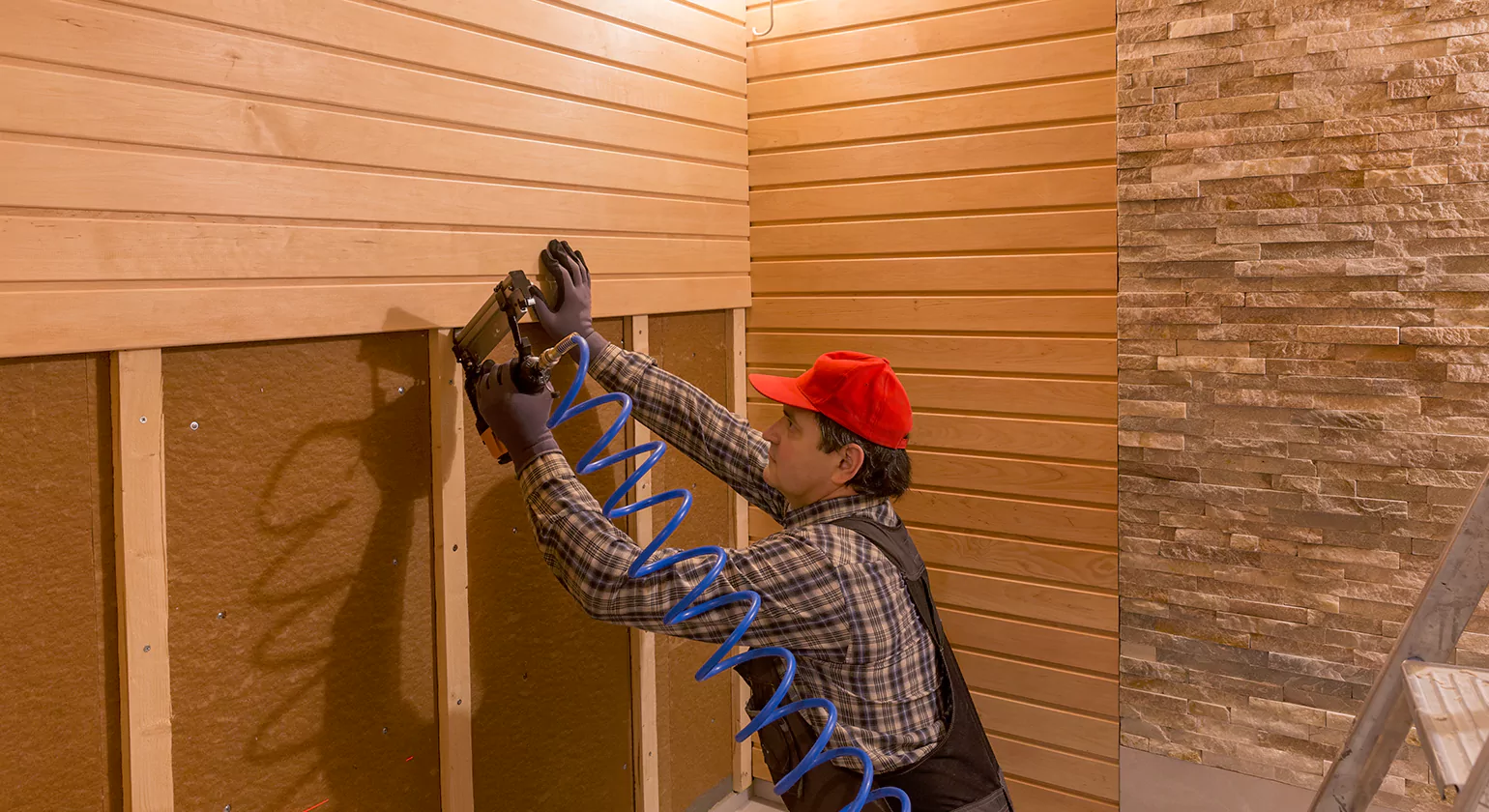 How to Install Interior Log Siding