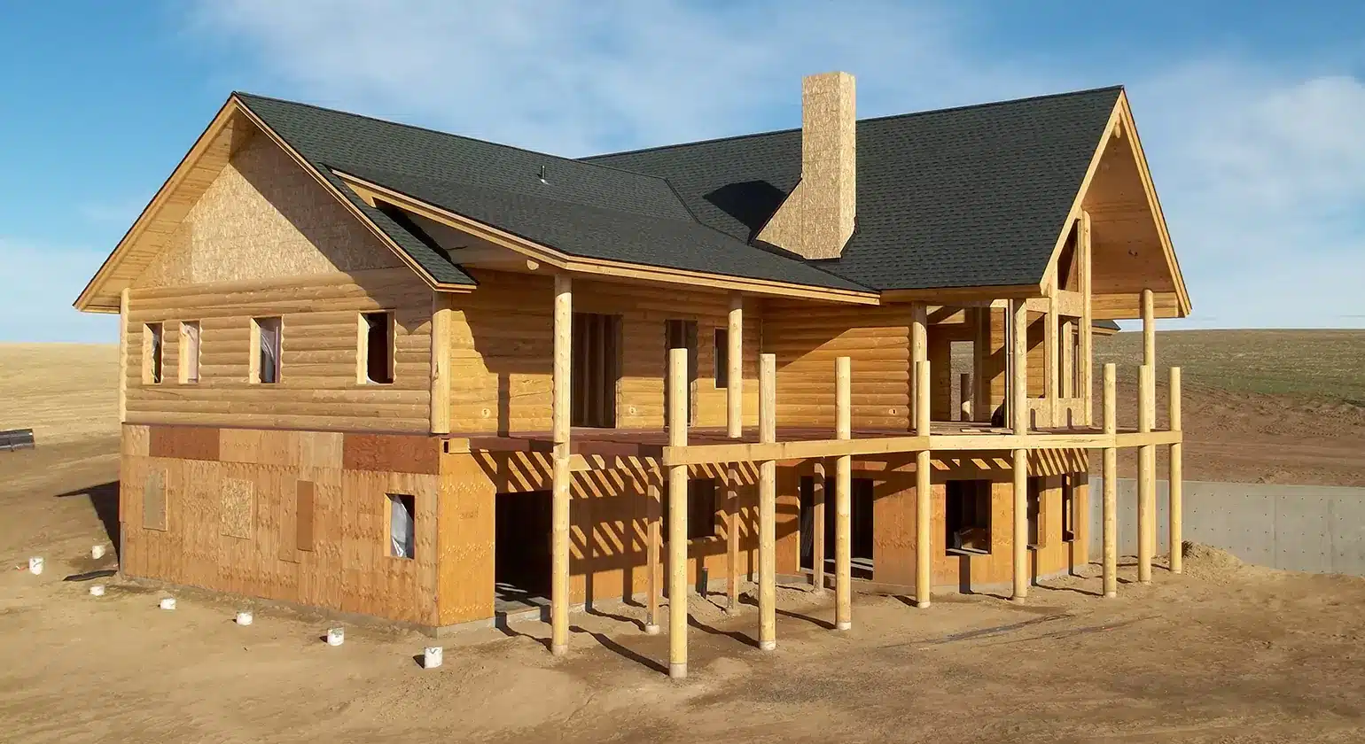 Landscaping Around Your Log House Porch