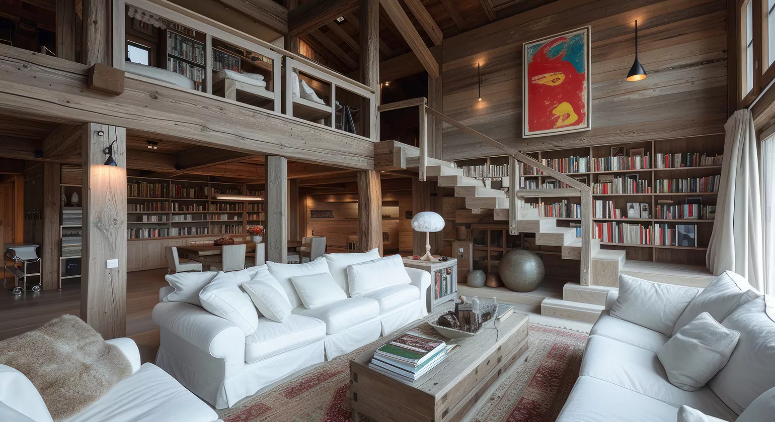 Modern Timber Frame Home Interior Ideas