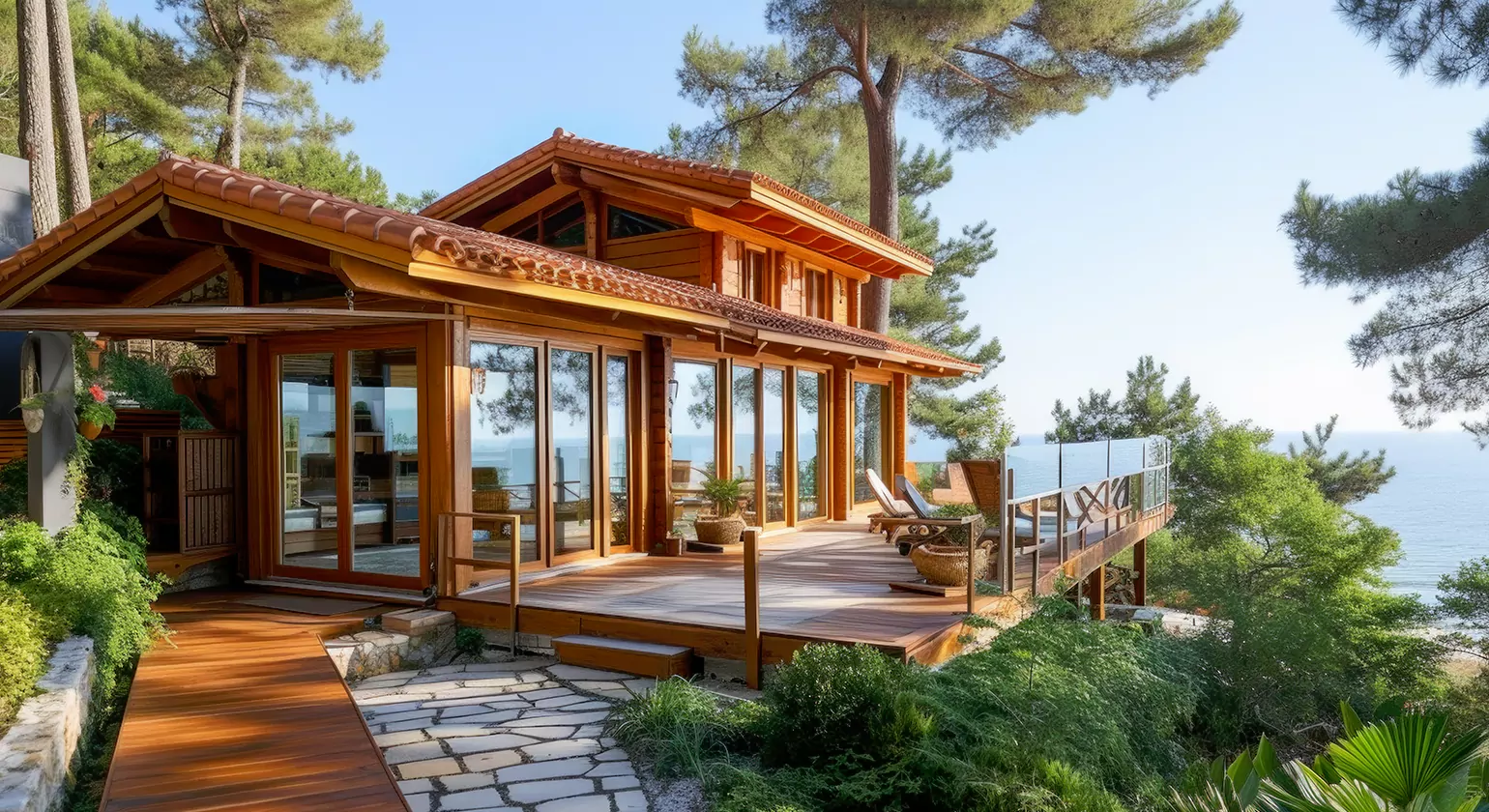 Real Life Modern Timber Frame Home Examples