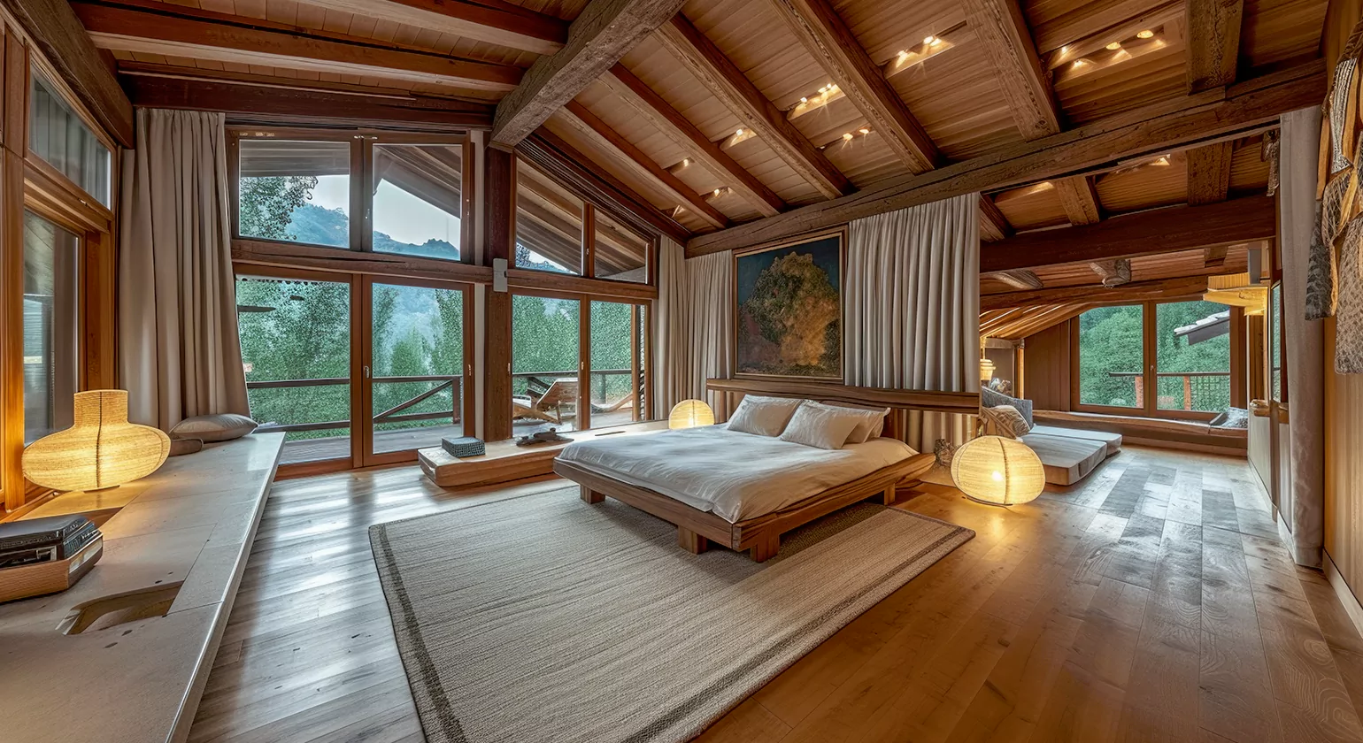 Pine Logs and Cabin Design Ideas