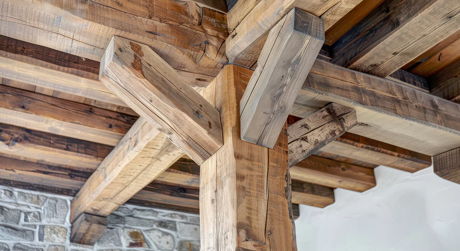 Hand Hewn Beams vs. Reclaimed vs. Faux Beams