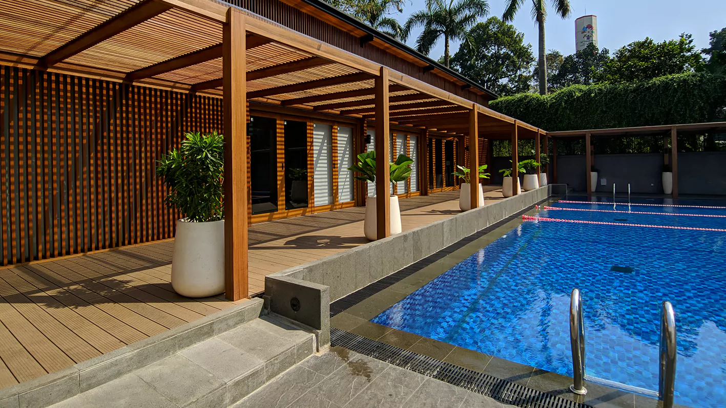 Timber Frame Pool House