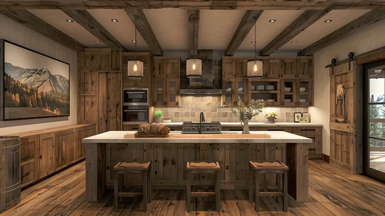 Log Cabin Rustic Kitchens