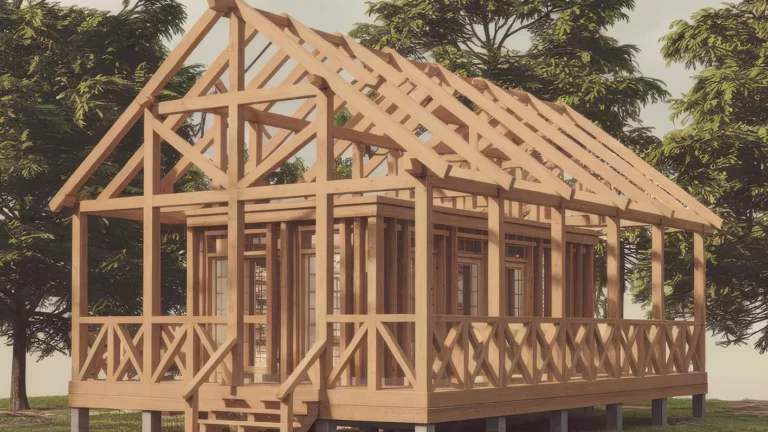 Timber Frame Farmhouse Plans