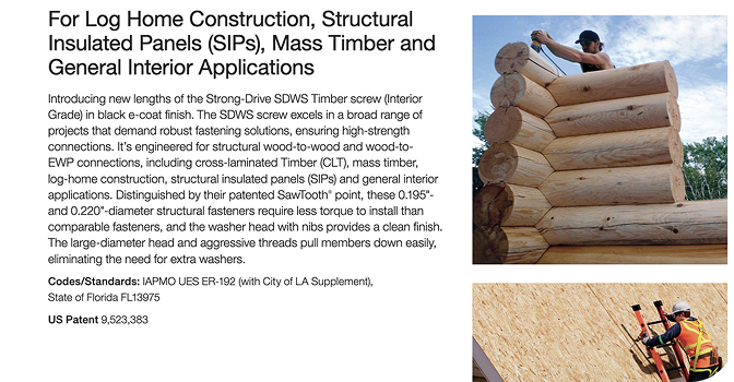 A stunning log cabin made of rich red cedar nestled among tall pine trees under a clear blue sky.