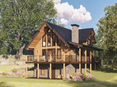 Log Home Floorplan